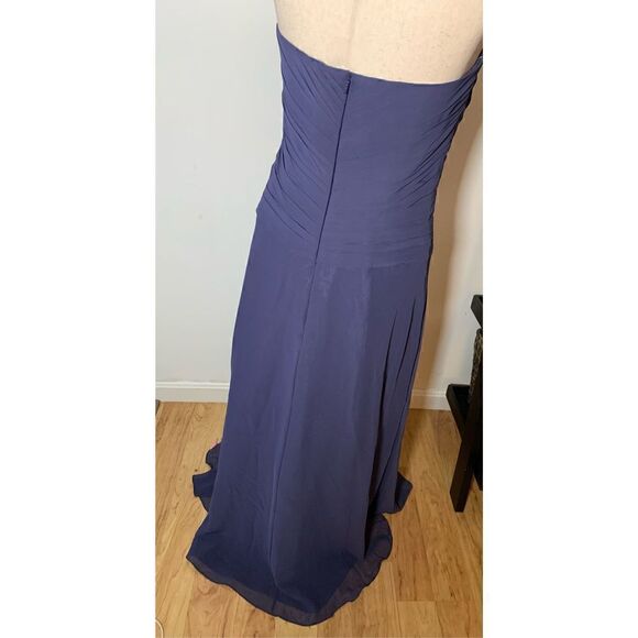 Purple bridal dress size 12 brand b2 - Picture 3 of 7